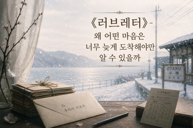눈 내린 오타루 풍경과 편지를 담은 영화 《러브레터》 대표 이미지